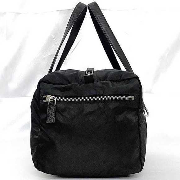 Prada Tesuto Black Bag Saffiano Boston Mini - Picture 1 of 10
